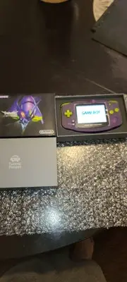 Purple Game Boy Advance GBA iPS LCD