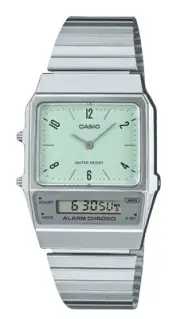 Casio Vintage Analog Digital Green Dial Casual Quartz Unisex Watch AQ-800E-3A