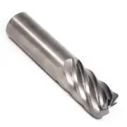 HANITA Carbide Corner Radius End Mill 1-1/4" 7FL 0.12" Radius