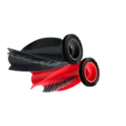 Roborock Rubber Main Brush with Robust Synthetic Bristles-Red & Gray