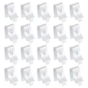 20 Pcs Shelf Bracket Clips, Cabinet Shelf Clip Shelving, Shelf Support, White