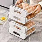 Egg Holder Egg Container Egg Holder for Fridge Drawer with Lid Capacity Egg