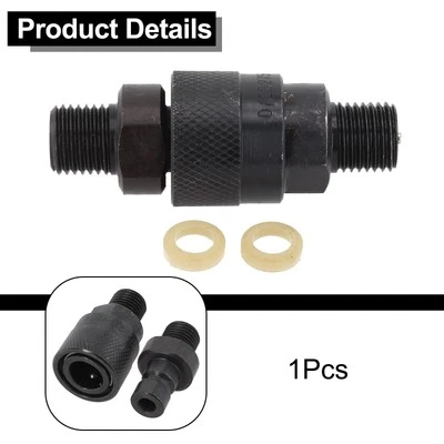 Coupler Set M14x1.5mm Hydraulic Connector Carbon Steel Deepened Thread