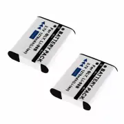 2pcs LI-90, LI-92B Battery for Olympus Tough TG-Tracker SH-1, SH-2, SH-50, SH-60