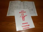 1972 FORD MUSTANG WIRING DIAGRAM MANUAL / '72 DIAGRAMS