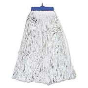 Boardwalk� Mop Head, Lie-Flat Head, Rayon Fiber, 24oz, White, 12/Carton