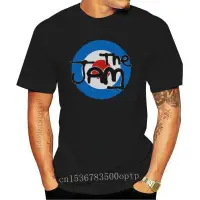 在飛比找蝦皮購物優惠-The Jam Spray Bullseye 標誌 T 恤黑