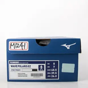Mizuno 美津濃 WAVE POLARIS EZ 一般型男款慢跑鞋 J1GC198201 現貨 零碼出清
