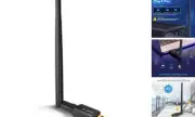 USB Bluetooth 5.3 Adapter for PC, Driver Free, Long Range 492FT / 150M Black