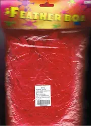 NEW Costume-Quality Red Feather Boa! Great for Halloween!