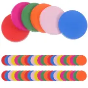 50 Pcs Colorful Discs for Crafts Learning Counters Chips Child