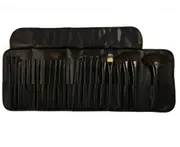 Makeup Brush Kit Eyebrow Shadow Lip Blush Brushes Cosmetic Set with Wood Handle 24 Pcs