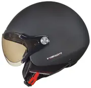 Nexx SX.60 Vision Plus Jet Helmet, black, Size XS for Men