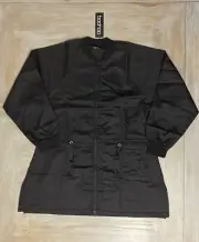 Womens Jacket 18 Plus Size Longline Bomber Military Black RRP £60 Boohoo