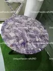 Amethyst Round Table Top Semi Precious Stones Home office decor/ Round Table top