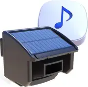 Driveway Alarm - 1/4 Mile Range - Solar Powered Motion Sensor Security System