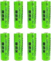 HOUYIBO 8PCS CR17450 3V 2500mAh PLC Replacement Non-Rechargeable Lithium Battery Spare Power Supply Cell for Camera Batteries