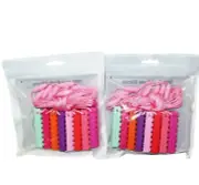 Lot of 2 Gnawrishing Sensory Breakaway Chew Necklace Autism Food Grade Silicone