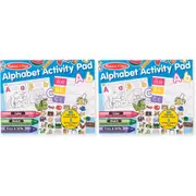 2x Melissa & Doug Alphabet Activity Pad Kids/Childrens Interactive Play Toy 4y+