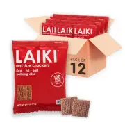 LAIKI Gluten Free Rice Crackers | Gluten Free Snack, Vegan, Non-GMO Verified,
