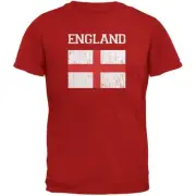 World Cup Distressed Flag England Red Youth T-Shirt