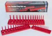 Hansen Global 9301 13pc SAE Socket Tray Set for 1/4", 3/8" & 1/2" Drive Sockets