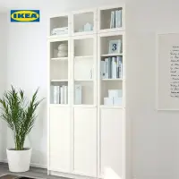在飛比找Yahoo!奇摩拍賣優惠-【熱賣精選】IKEA宜家BILLY畢利OXBERG奧克伯書架