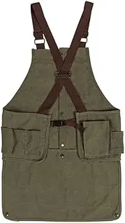 [Generic] Camping Vest Multifunctional Leisure Apron Fishing Photography Vest with Adjustable Shoulder Straps Waistband for Men Women