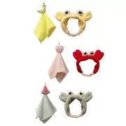 Hanging Hand Towel with Shape Headband Holiday Set for Girl Women