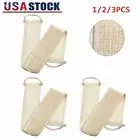 Exfoliating Bath Scrubber Shower Back Strap Loofah Spa Body Skin Brush Sponge US