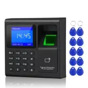 Biometric Attendance Machine Keyfobs Card Fingerprint Keypad System Time Clock
