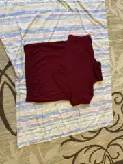 Jos A Bank Men’s Large Maroon Turtleneck Sweater NWT 3xL Maroon Fast Shipping!