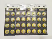 LR44 1.5V Alkaline Batteries 40 Pack Everlasting Glow