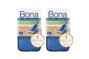2PK Bona Microfibre Cleaning Pad for Mop Floor Cleaning Washable Reusable