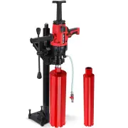 BAUMR-AG 2000W 160mm Handheld Core Drill w/Stand,63mm & 127mm Drill Bit Combo, for Concrete Coring Hole Drilling