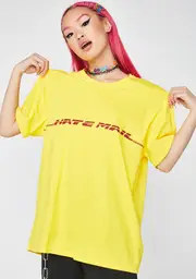 [Dolls Kill] Hate Mail Oversized Tee
