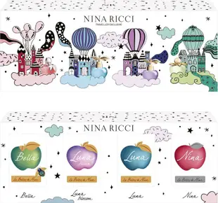 NINA RICCI 4入小香禮盒 ( Bella / Luna Blossom / Luna /Nina)