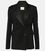 [Dorothee Schumacher] Dorothee Schumacher Emotional Essence satin blazer AU 8 black