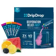 DripDrop Hydration - Bold Variety Pack - Electrolyte Drink Mix Single Serve Powd