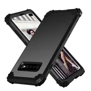 MCC Impact Samsung Galaxy S10+ Plus Shockproof 3in1 Rugged Case Cover G975 [Black]