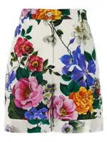 [Dolce & Gabbana] Dolce & Gabbana-Bouquet Bermuda E Short Multicolor-Donna 40IT Multicolor