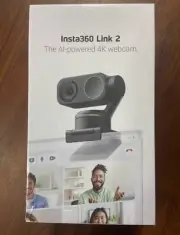 Insta360 Link 2 The AI-powered 4K Webcam With Box (New)
