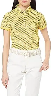 [Callaway] C22134208 Women's Short Sleeve Polo Shirt, Sweat Absorbent, Quick Drying, UPF 15, for Set Up, Golf, 1060_Yellow