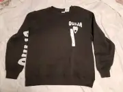 Ouija Size MD Long Sleeve Fleece Ouija Board Sweatshirt Charcoal Unisex
