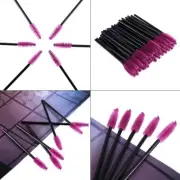50Pcs/Pack Disposable Micro Eyelash Brushes Mascara Applicator Wand Brushes Mini