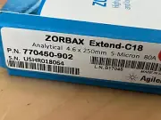 New HPLC column 770450-902 ZORBAX Extend-C18 4.6 x 250 mm, 5 µm sealed