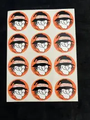 Vintage 80’s Trend Scratch & Sniff Glossy “BEWITCHING” Halloween Sticker Sheet