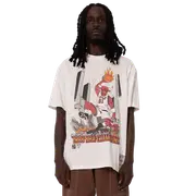 [Mitchell & Ness] Mitchell & Ness Chicago Bulls Board Breaker Vintage Fit Tee - Men T-Shirts