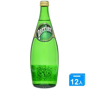 法國沛綠雅Perrier氣泡礦泉水750mlx12入/箱【愛買】