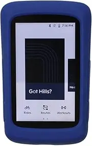 TUFF LUV [Compatible With Hammerhead Karoo 2] Protective Silicone Case & Cover - Blue